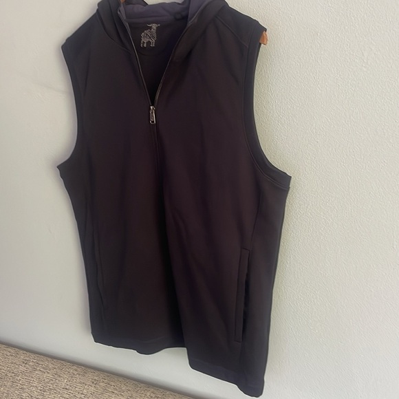 Raffi Men’s Navy Blue Zip Up Vest Size M - Picture 4 of 12